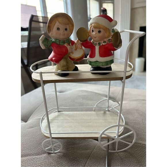 🌼5for$25🌼 Vintage HOMCO Christmas Musical Children #5564 and #5106 Set of 2 - Picture 2 of 7